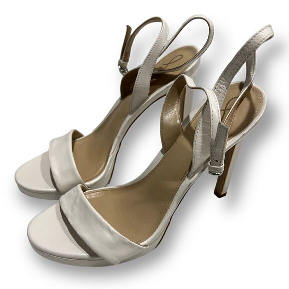 Sam Edelman Jade Ankle Stiletto Sandals Size 8.5 - Picture 1 of 6